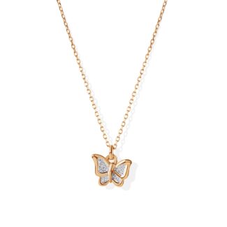 Yellow Gold 14K Diamond Necklace