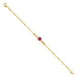 14K CZ Bracelet