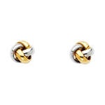 14K Love Knot Earrings 2Color