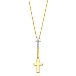 14K Cross Necklace