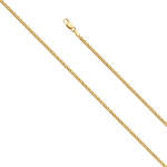 14K 2.2mm Solid Miami Cuban