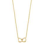 14K Together Heart Necklace