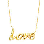 14K Love Necklace